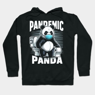 "Pandamic Panda" A Panda with a Mask and Toilet Paper Hoodie